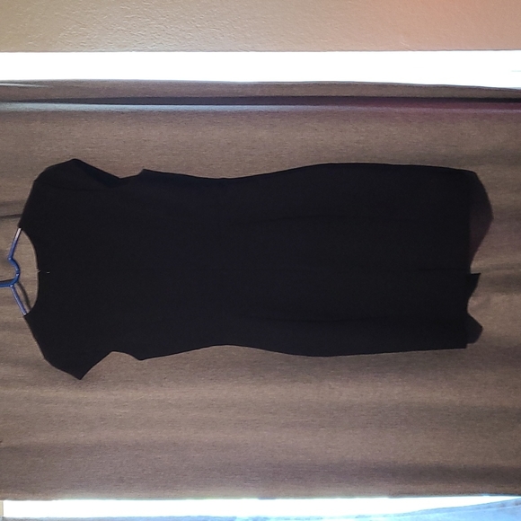 Black Fitted Office Dress - Picture 4 of 5